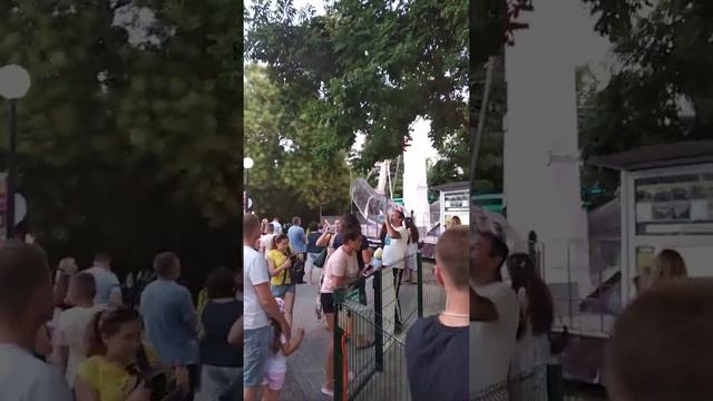 Лазаревское. Парк аттракционов. смотреть онлайн