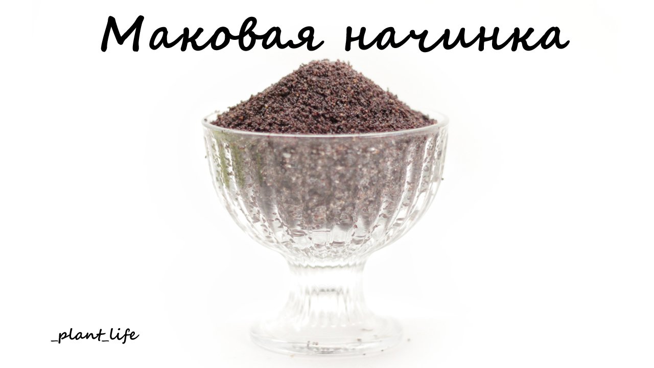 МАКОВАЯ НАЧИНКА для булочек, печенья, пирожков | список ингредиентов под видео ?