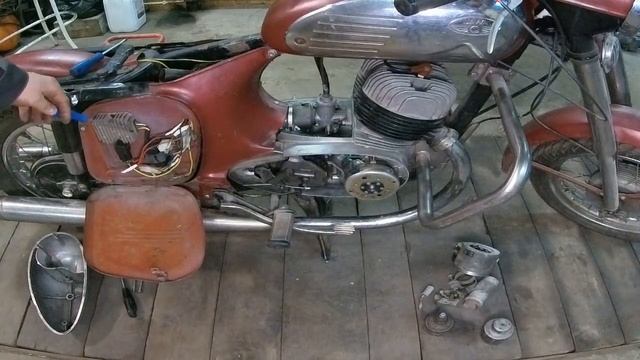 Ява 360 первый запуск после реанимации смотреть онлайн