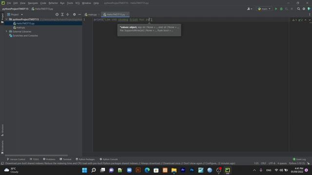 Bài 2: Hướng dẫn tạo Project Python trong PyCharm 2022 (Lập trình Python phiên bản 3.10) смотреть онлайн