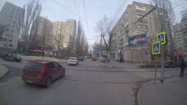 Троллейбусный маршрут №3 из кабины