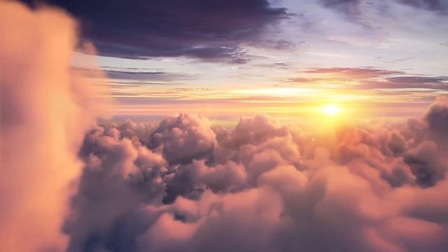 4K UHD - Flying Clouds With Relaxing Music,nature.mp4