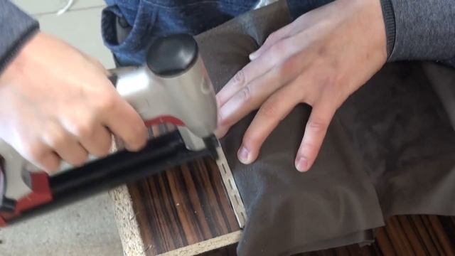 Пуфик + каретная стяжка своими руками DIY bench смотреть онлайн