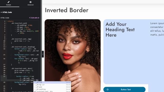 Inverted Border Radius Card in Elementor Free | CSS Grid смотреть онлайн