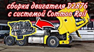 Ремонт двигателя с системой Common Rail///D2876 LF12///часть5