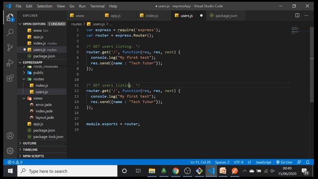 Node.js In Hindi Part-5 | Developing API In Express JS смотреть онлайн