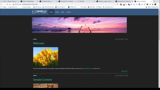 BackdropCMS Themes: Bootstrap Lite (and Bootswatch) смотреть онлайн