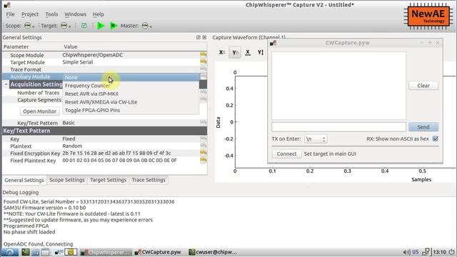 ChipWhisperer Tutorial #A3: VCC Glitching Attacks against ATMega328 смотреть онлайн