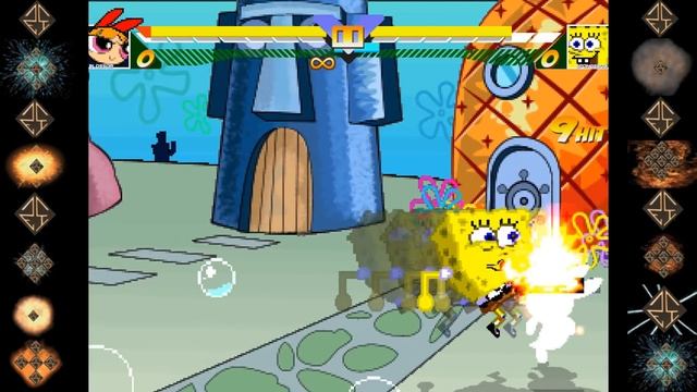 Blossom (Powerpuff Girls) vs SpongeBob (Spongebob SquarePants) - Ultimate Mugen Fight 2016 смотреть онлайн
