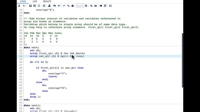 Finding overlap between different groups of variables in SAS смотреть онлайн