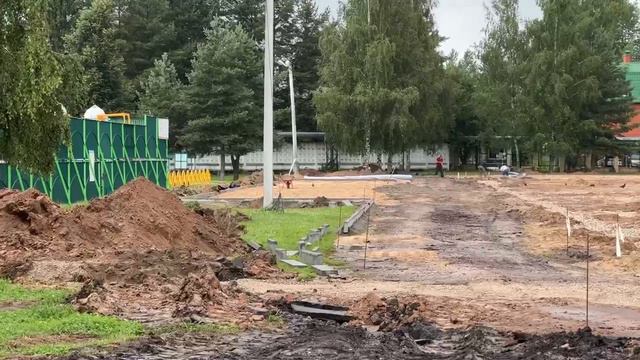 Проверка хода работ по масштабной реконструкции стадиона «Урожай» в Рузе смотреть онлайн
