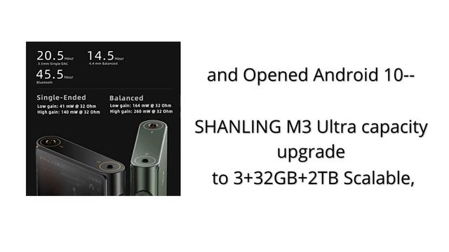 SHANLING M3 Ultra MP3 MP4 Player 2022 смотреть онлайн