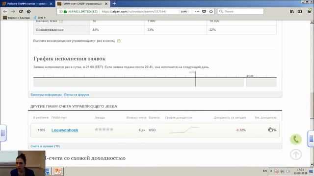 Лучшие ПАММ-счета от Альпари на 13 февраля 2018 г смотреть онлайн