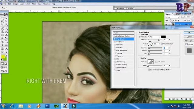 layer menu in photoshop 7.0 in hindi/layer properties/Blending Option/Layer Styles/Blending Options смотреть онлайн