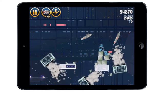 Angry Birds Star Wars 4-32 Cloud City Walkthrough (3 Stars) смотреть онлайн