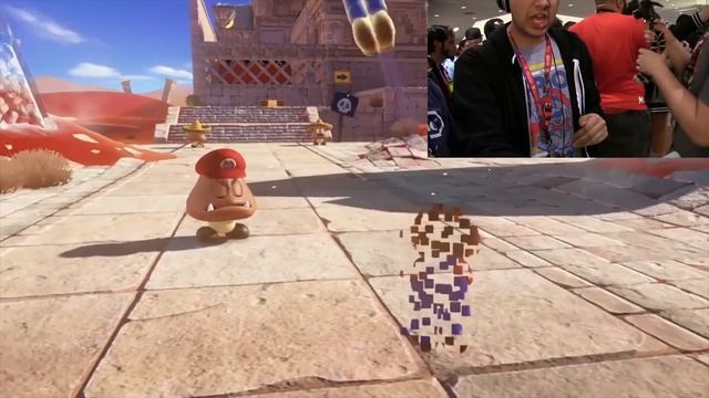 SUPER MARIO ODYSSEY TRAILER REACTION AT E3 2017!! смотреть онлайн