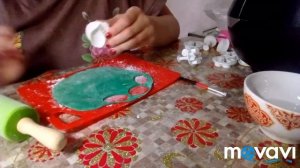 Сахарные цветы из мастики. Для украшения Пасхального кулича.