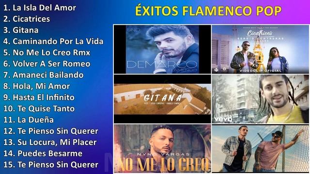 Éxitos Flamenco Pop ~ Grandes Éxitos Enganchados смотреть онлайн