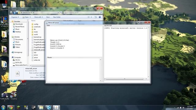 Minecraft 1.4.7 - How To Install Galacticraft Server смотреть онлайн