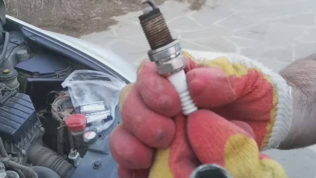 Свечи NGK иридиевые которые прошли под 100000 км