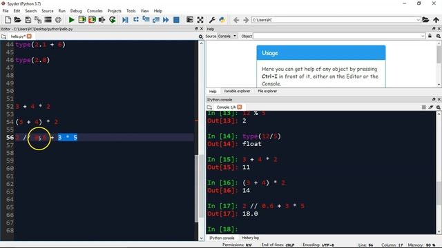 10. Python Operator Precedence and associativity : Python Tutorial Developer Series A - Z смотреть онлайн