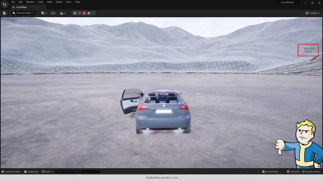 UE 5.1 Chaos Vehicles bugs fixed on Drivable Cars series basic and advanced packs for Unreal Engine смотреть онлайн