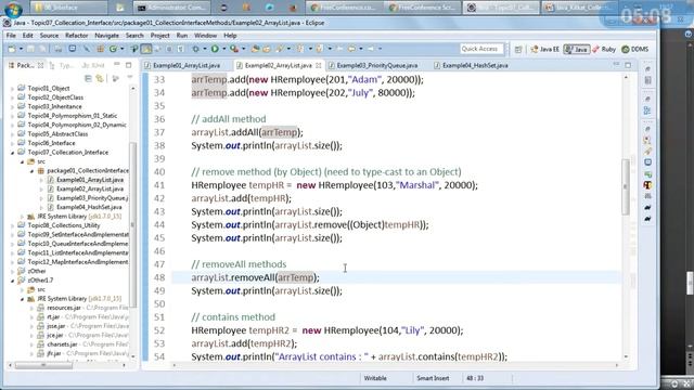 JAVA OOPS Collection Interface Part1 смотреть онлайн