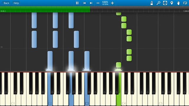 Carter Burwell – Bella`s Lullaby (OST Twilight/ Сумерки) [Piano Tutorial] Synthesia смотреть онлайн