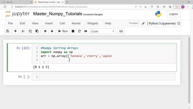 Numpy Sorting Arrays in Python смотреть онлайн
