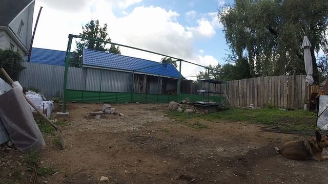 Каркас навеса 21.08.2021г