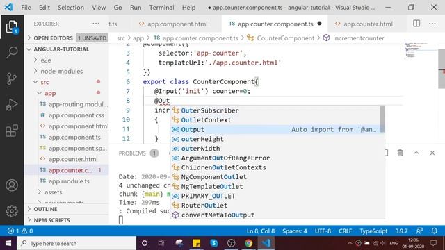 How do you pass or notify data from child to parent component in angular смотреть онлайн