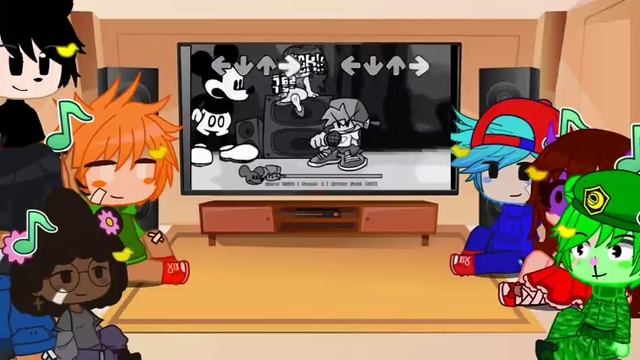 fnf and mickey react to suicide mouse fnf смотреть онлайн