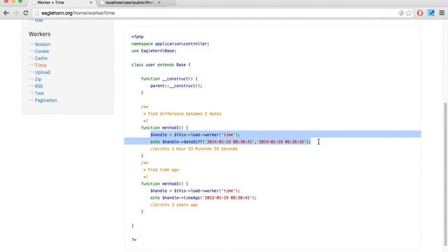 Eaglehorn PHP MVC Framework - Workers смотреть онлайн
