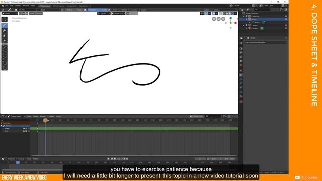 Grease Pencil #1: Basics of Interface | Blender 2.82 | Tutorial смотреть онлайн