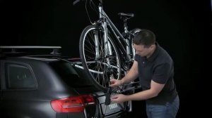 Как установить крепление для велосипедов на заднюю дверь автомобиля Thule ClipOn High