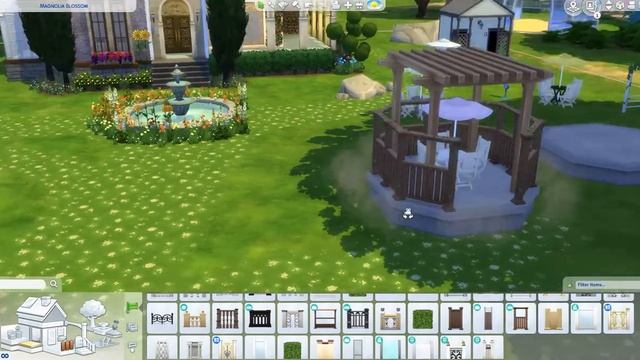 Botanical Magnolia Park with Hedge Maze #Speedbuild in #TheSims4 and #NOCC смотреть онлайн