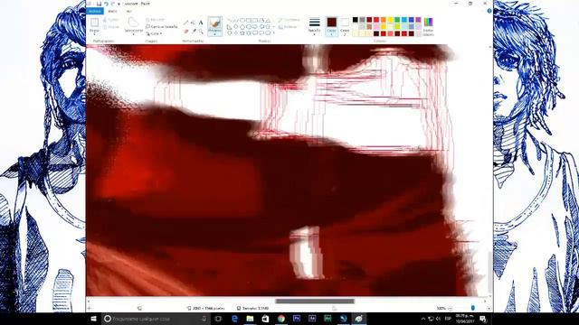 Vincent Valentine (Final Fantasy Vll) SPEED PAINTING on MS PAINT смотреть онлайн
