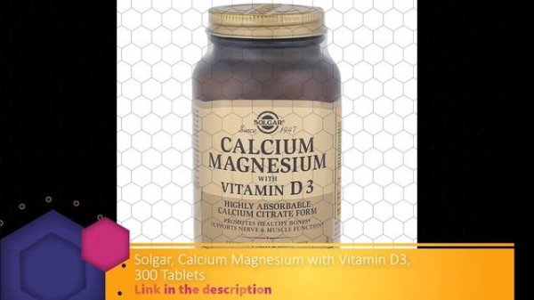 Solgar, Calcium Magnesium with Vitamin D3, 300 Tablets