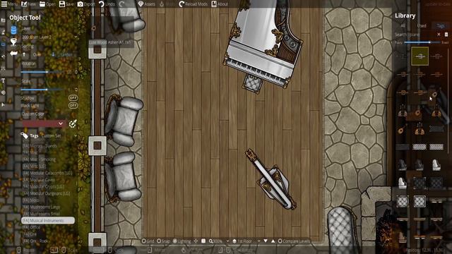 The Haunted House of Sokoloff - Dungeondraft Timelapse смотреть онлайн