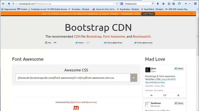 Bootstrap 3 za početnike - Web stranica 4.dio - Footer i FontAwesome смотреть онлайн