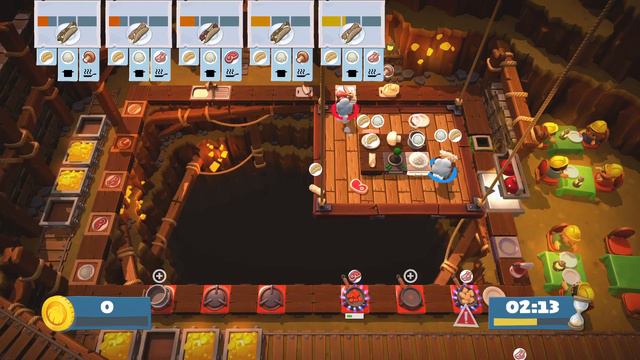 Overcooked (оверкук): зона 5-3 #ps4 #overcooked2 #family