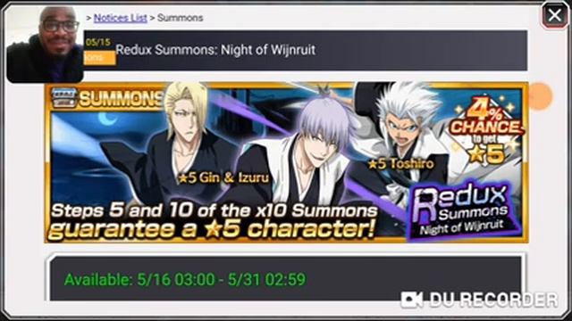 BLEACH BRAVE SOULS REDUX SUMMONS NIGHT OF WIJNRUIT FIRST IMPRESSIONS смотреть онлайн