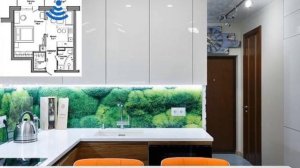 Перепланировка однокомнатной квартиры 43 кв м