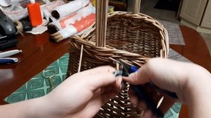 МК! Корзина для кухонной утвари Часть 2