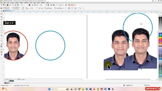 CorelDraw Powerclip Tutorial | Power Clip inside in CorelDraw | Clipping Mask CorelDraw смотреть онлайн