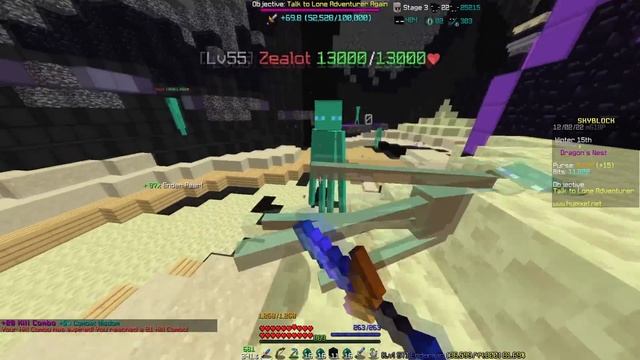 This INSANE BOW is FREE... (Hypixel Skyblock) смотреть онлайн