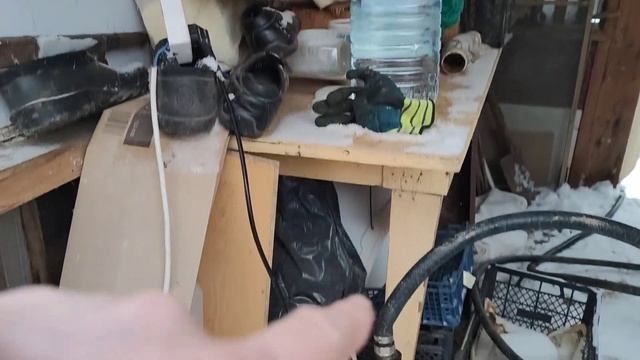 Абиссинкая скважина зимой / Есть ли вода?/ Бурение скважин на воду в Казани смотреть онлайн