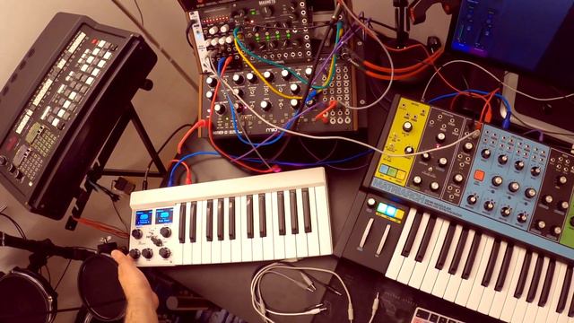 Matriarch, Mother-32, DFAM, OB-6, Mellotron, Juno DI - Synth Jam смотреть онлайн