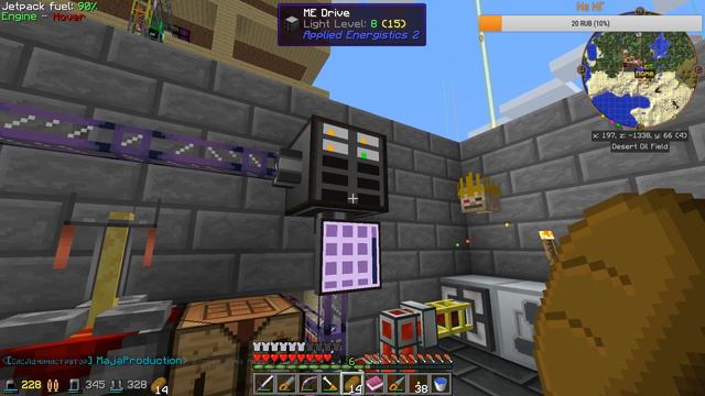 Hi-TechCraft (MC 1.7.10) №4 - Строим индустриальную базу смотреть онлайн