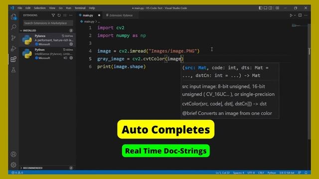 Pylance Extension Installed || Visual Studio Code